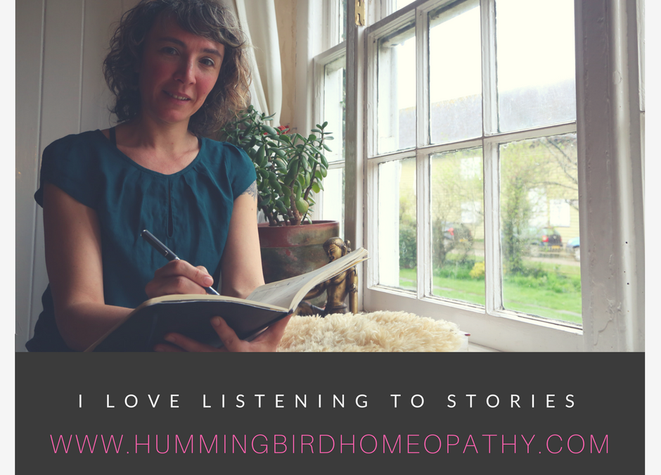 Stories are what I love about homeopathy