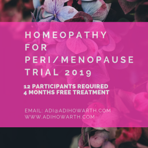Free Homeopathy for Menopause Study with Adi Howarth